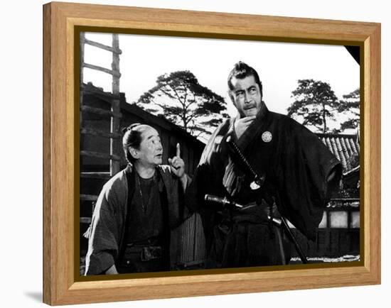 Yojimbo, (aka The Bodyguard), Ikio Sawamura, Toshiro Mifune, 1961-null-Framed Stretched Canvas