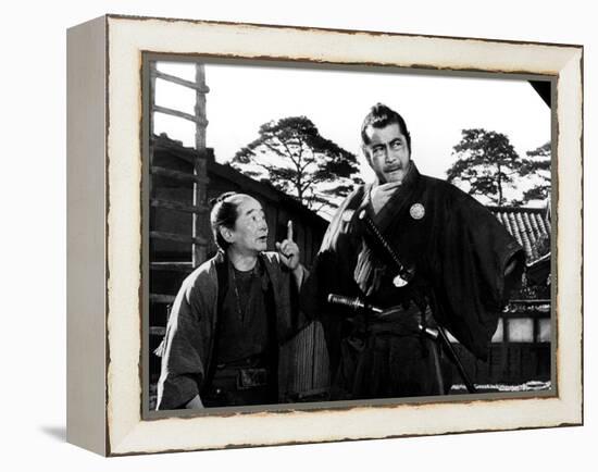 Yojimbo, (aka The Bodyguard), Ikio Sawamura, Toshiro Mifune, 1961-null-Framed Stretched Canvas