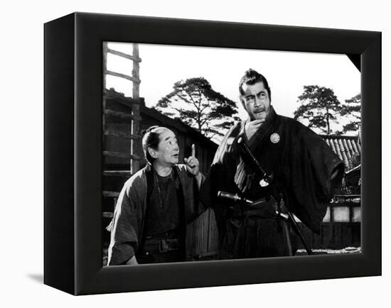 Yojimbo, (aka The Bodyguard), Ikio Sawamura, Toshiro Mifune, 1961-null-Framed Stretched Canvas