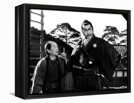 Yojimbo, (aka The Bodyguard), Ikio Sawamura, Toshiro Mifune, 1961-null-Framed Stretched Canvas