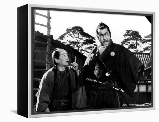 Yojimbo, (aka The Bodyguard), Ikio Sawamura, Toshiro Mifune, 1961-null-Framed Stretched Canvas