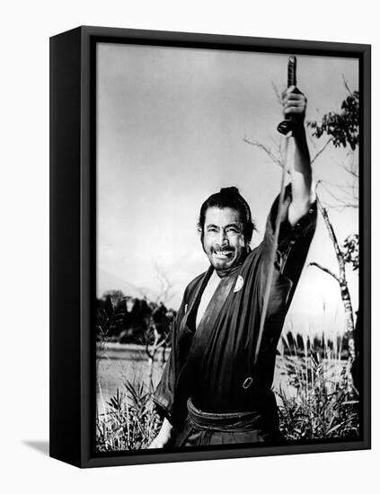 Yojimbo, Toshiro Mifune, 1961-null-Framed Stretched Canvas