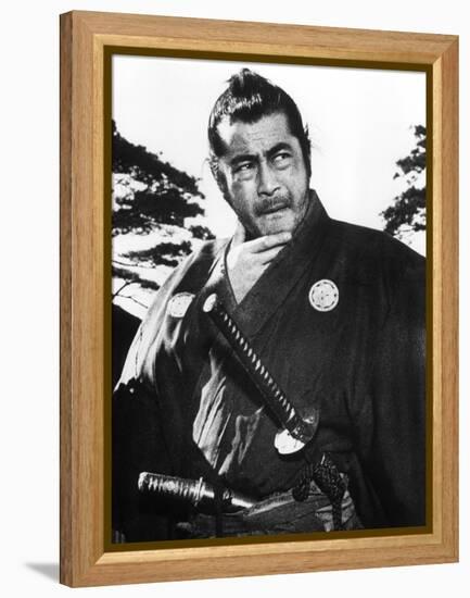 Yojimbo, Toshiro Mifune, 1961-null-Framed Stretched Canvas