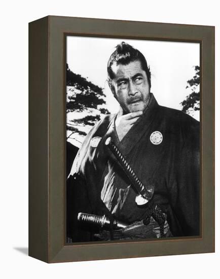 Yojimbo, Toshiro Mifune, 1961-null-Framed Stretched Canvas