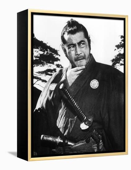 Yojimbo, Toshiro Mifune, 1961-null-Framed Stretched Canvas