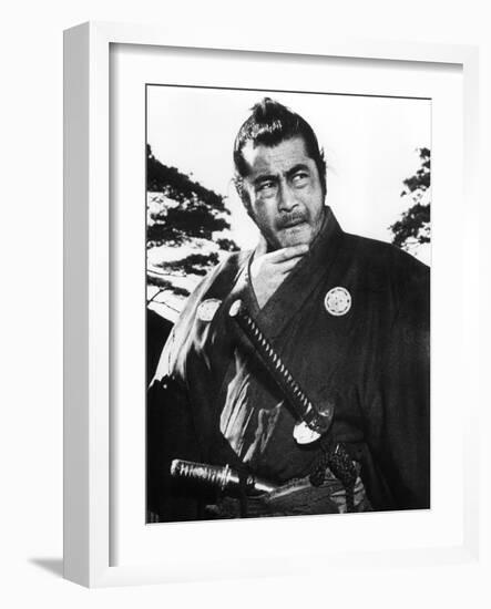 Yojimbo, Toshiro Mifune, 1961-null-Framed Premium Photographic Print