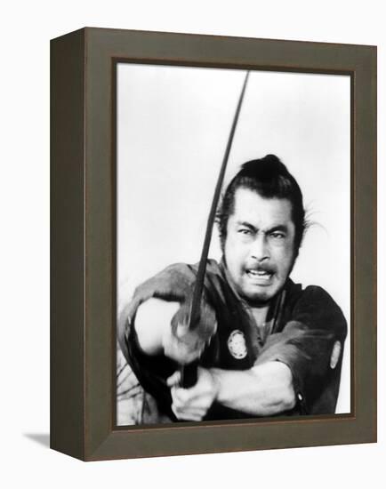 Yojimbo, Toshiro Mifune, 1961-null-Framed Stretched Canvas