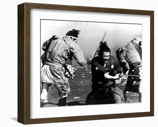 Yojimbo, Toshiro Mifune, 1961-null-Framed Premium Photographic Print