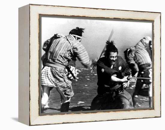 Yojimbo, Toshiro Mifune, 1961-null-Framed Stretched Canvas