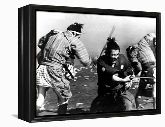 Yojimbo, Toshiro Mifune, 1961-null-Framed Stretched Canvas