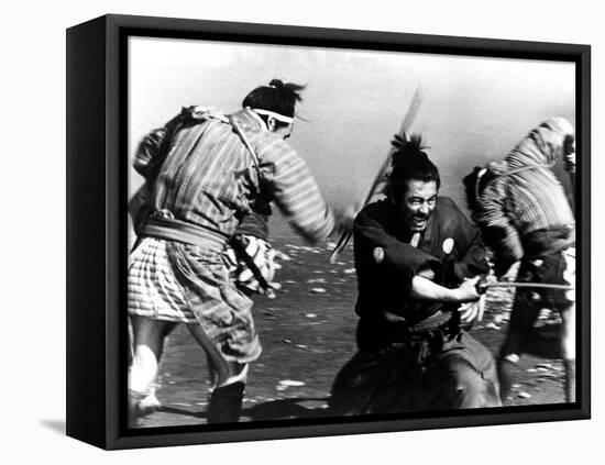 Yojimbo, Toshiro Mifune, 1961-null-Framed Stretched Canvas