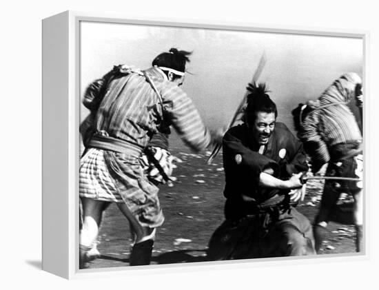 Yojimbo, Toshiro Mifune, 1961-null-Framed Stretched Canvas