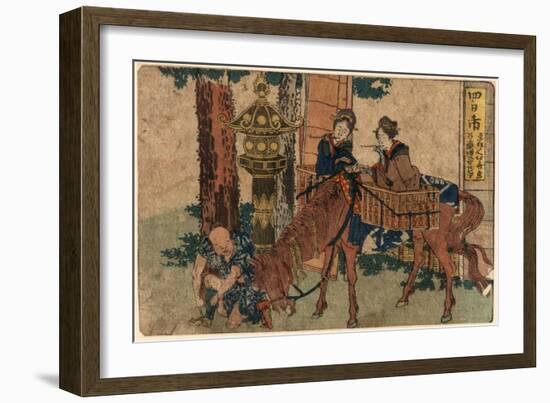 Yokkaichi-Katsushika Hokusai-Framed Giclee Print