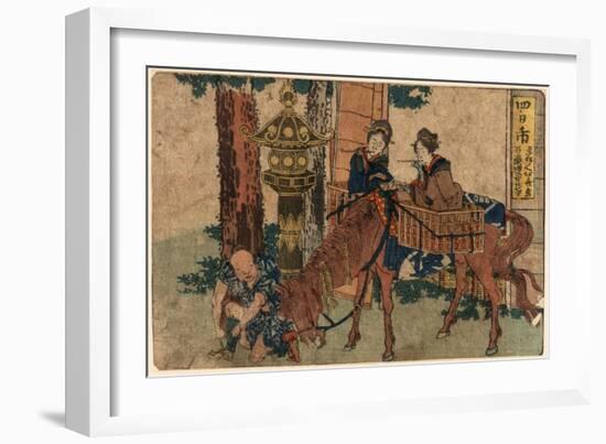 Yokkaichi-Katsushika Hokusai-Framed Giclee Print