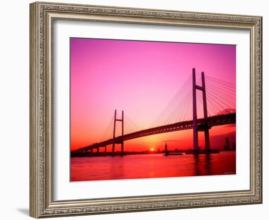 Yokohama Bay Bridge-null-Framed Photographic Print