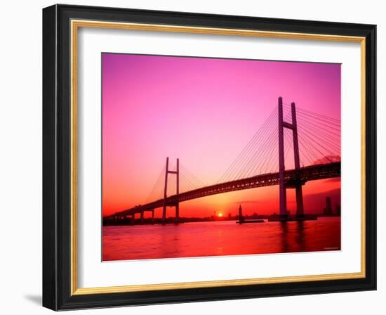 Yokohama Bay Bridge-null-Framed Photographic Print