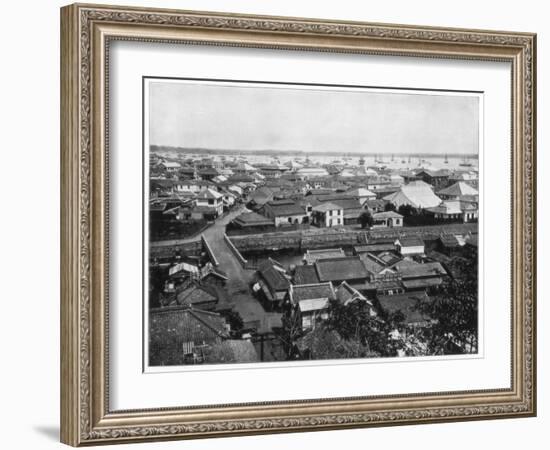 Yokohama, Japan, Late 19th Century-John L Stoddard-Framed Giclee Print