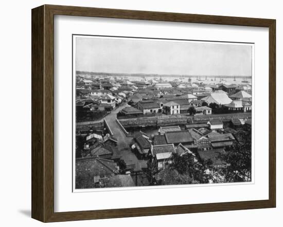 Yokohama, Japan, Late 19th Century-John L Stoddard-Framed Giclee Print