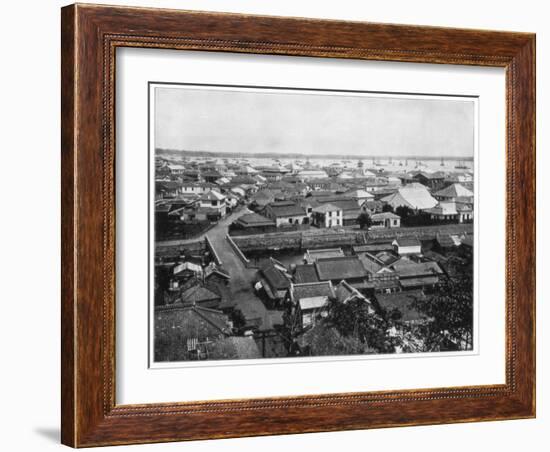 Yokohama, Japan, Late 19th Century-John L Stoddard-Framed Giclee Print