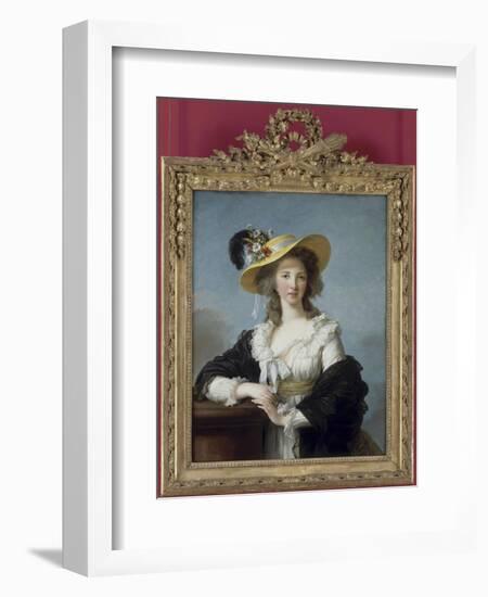 Yolande-Gabrielle-Martine de Polastron, duchesse de Polignac (1749-1793)-Elisabeth Louise Vigée-LeBrun-Framed Giclee Print