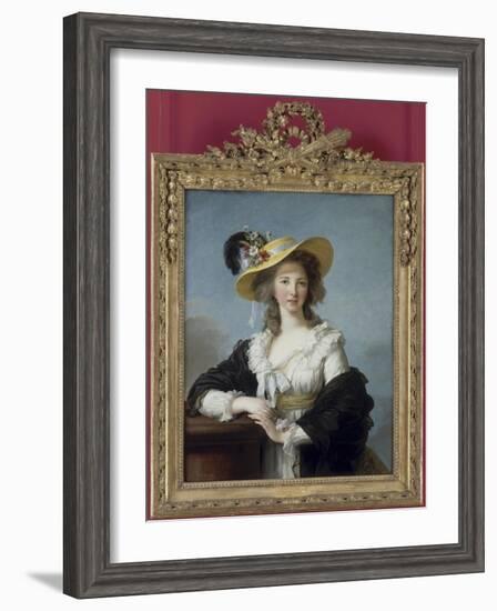 Yolande-Gabrielle-Martine de Polastron, duchesse de Polignac (1749-1793)-Elisabeth Louise Vigée-LeBrun-Framed Giclee Print