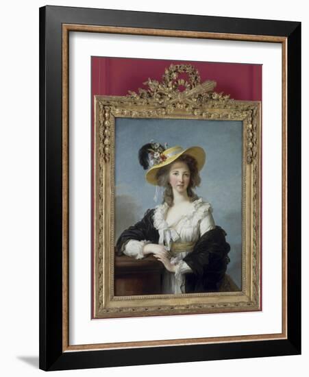 Yolande-Gabrielle-Martine de Polastron, duchesse de Polignac (1749-1793)-Elisabeth Louise Vigée-LeBrun-Framed Giclee Print