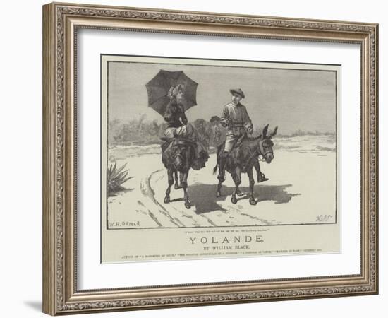 Yolande-William Heysham Overend-Framed Giclee Print