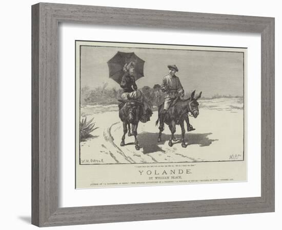 Yolande-William Heysham Overend-Framed Giclee Print