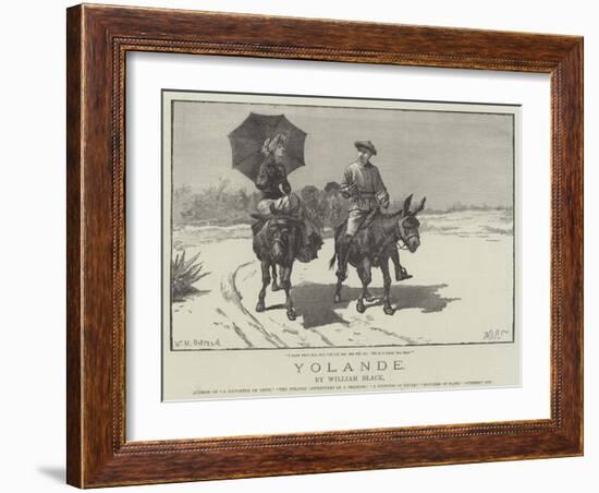 Yolande-William Heysham Overend-Framed Giclee Print