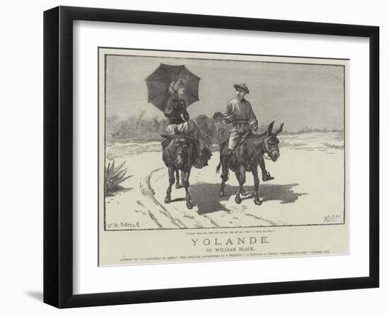 Yolande-William Heysham Overend-Framed Giclee Print