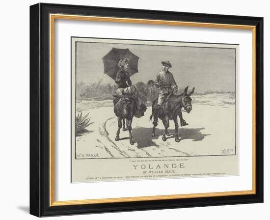 Yolande-William Heysham Overend-Framed Giclee Print