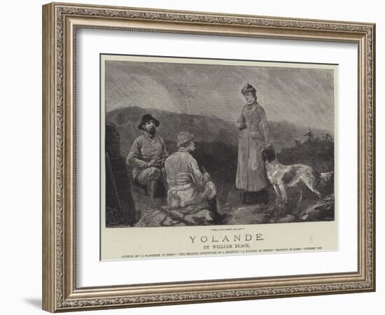 Yolande-William Heysham Overend-Framed Giclee Print