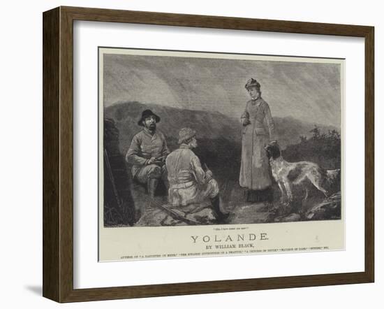 Yolande-William Heysham Overend-Framed Giclee Print