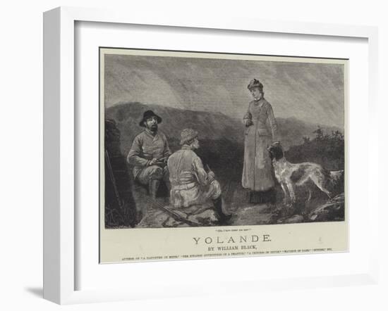 Yolande-William Heysham Overend-Framed Giclee Print