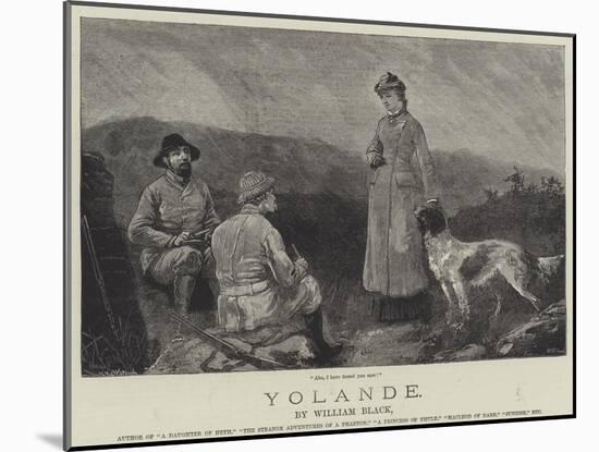 Yolande-William Heysham Overend-Mounted Giclee Print