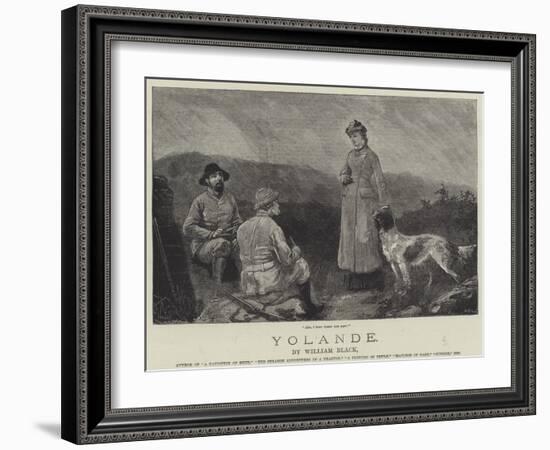 Yolande-William Heysham Overend-Framed Giclee Print