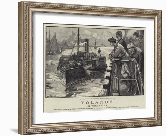 Yolande-William Heysham Overend-Framed Giclee Print