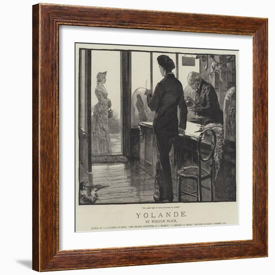 Yolande-William Heysham Overend-Framed Giclee Print