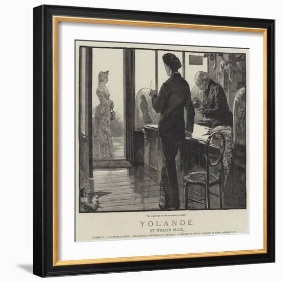 Yolande-William Heysham Overend-Framed Giclee Print