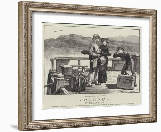 Yolande-William Heysham Overend-Framed Giclee Print