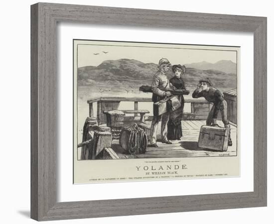 Yolande-William Heysham Overend-Framed Giclee Print