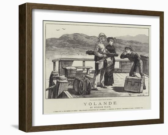 Yolande-William Heysham Overend-Framed Giclee Print