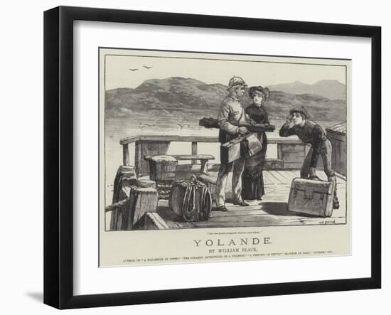 Yolande-William Heysham Overend-Framed Giclee Print