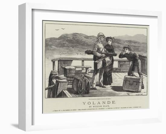 Yolande-William Heysham Overend-Framed Giclee Print