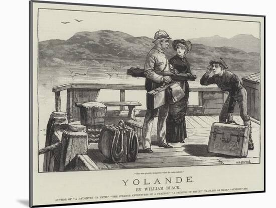 Yolande-William Heysham Overend-Mounted Giclee Print