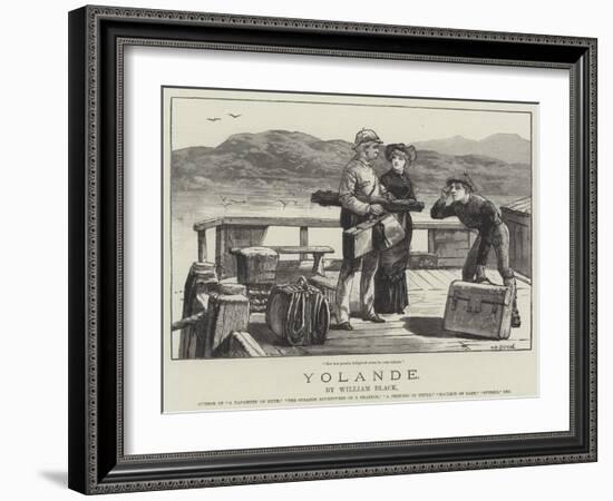 Yolande-William Heysham Overend-Framed Giclee Print