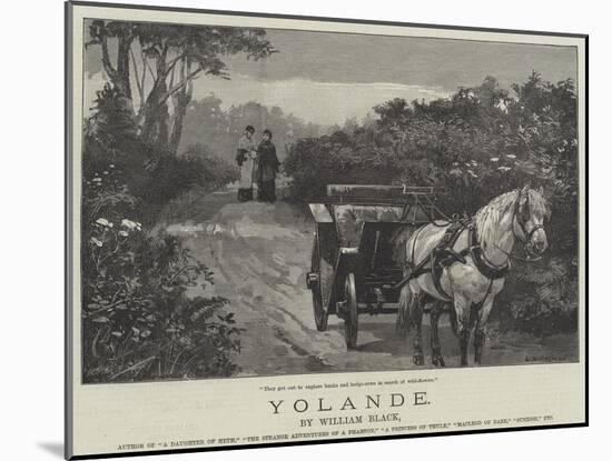 Yolande-William Heysham Overend-Mounted Giclee Print