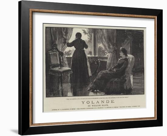 Yolande-William Heysham Overend-Framed Giclee Print