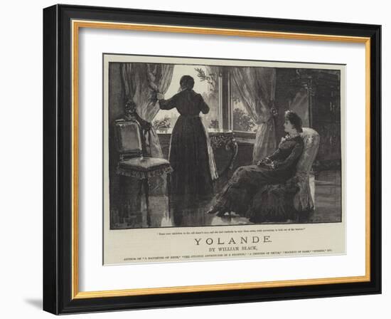 Yolande-William Heysham Overend-Framed Giclee Print