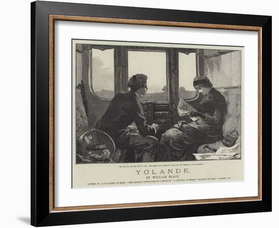 Yolande-William Heysham Overend-Framed Giclee Print